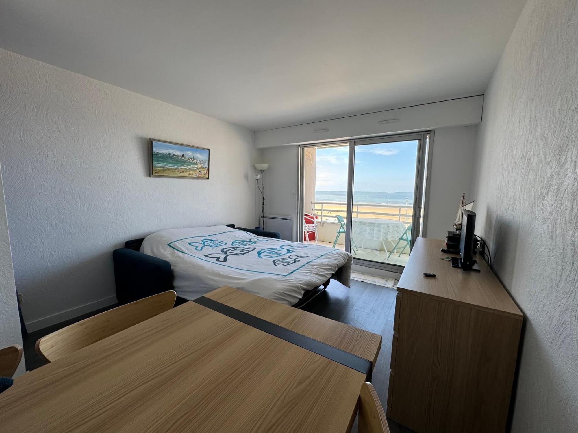 Grand studio face mer baie de la Baule avec terrasse proche Thalasso et Parking Pornichet Extérieur photo